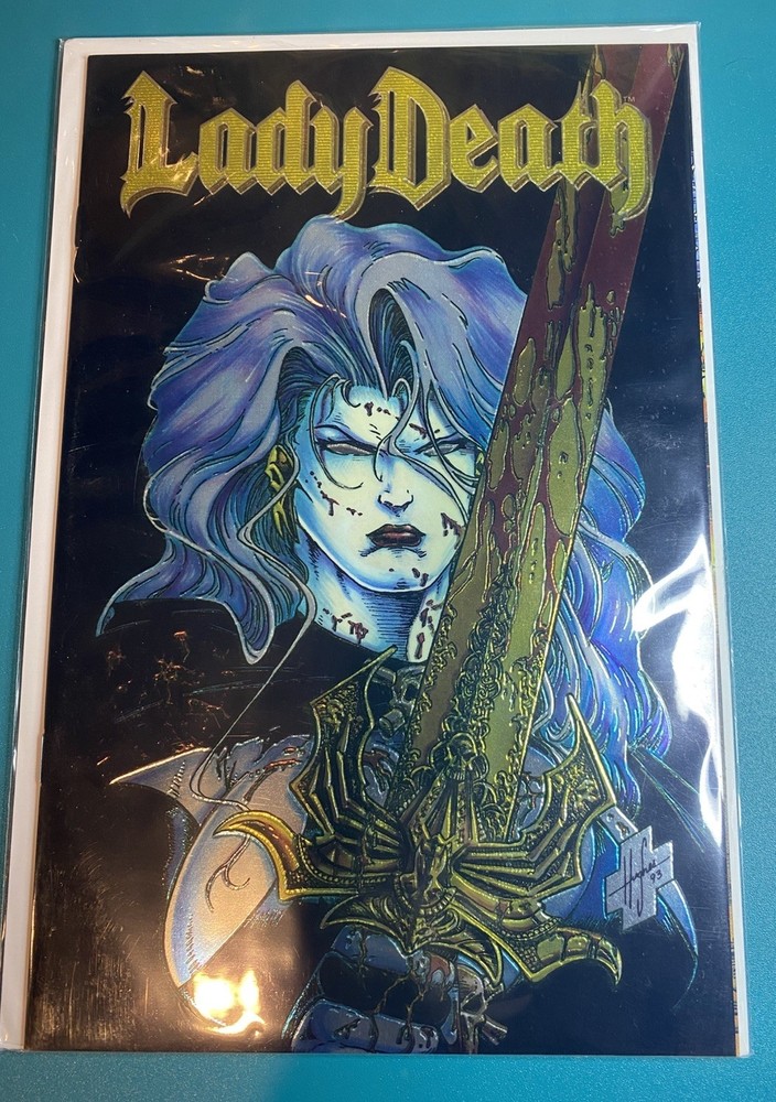 Lady Death #1 -3 Chromium Cover - Heaven and Hell #1 & 2 - Chaos Comics