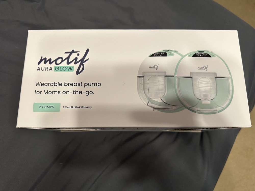 MOTIF AURA WEARABLE BREAST PUMP WITH REPLACEMENT PARTS