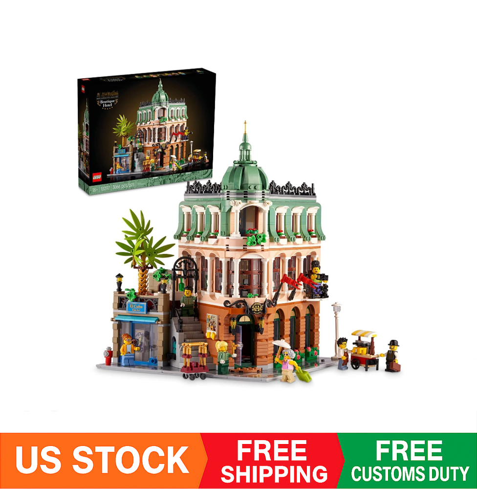 LEGO Icons Boutique Hotel Modular Set 10297 – Display Building Kit for Adults