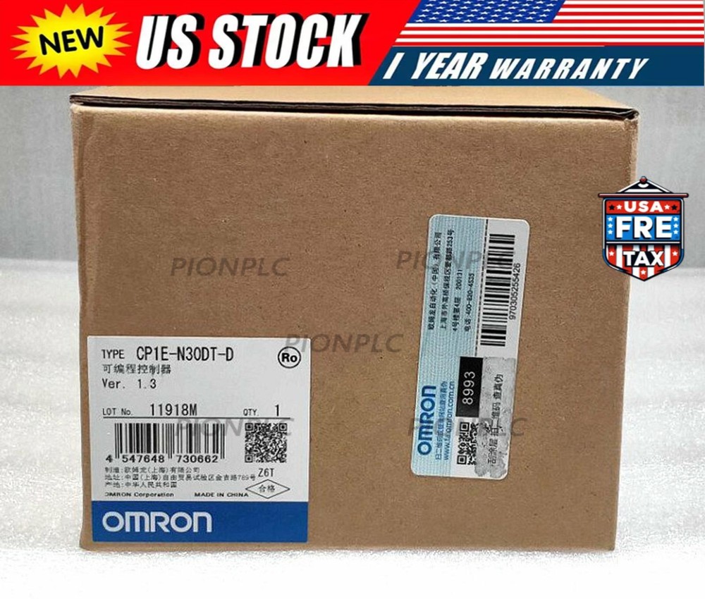 Omron CP1E-N30DT-D Programmable Controller New One CP1EN30DTD US Free TAX