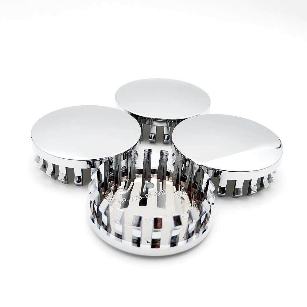 4PCS 83MM Wheel Center Hub Caps For Sierra Yukon Denali 3.25'' Chrome