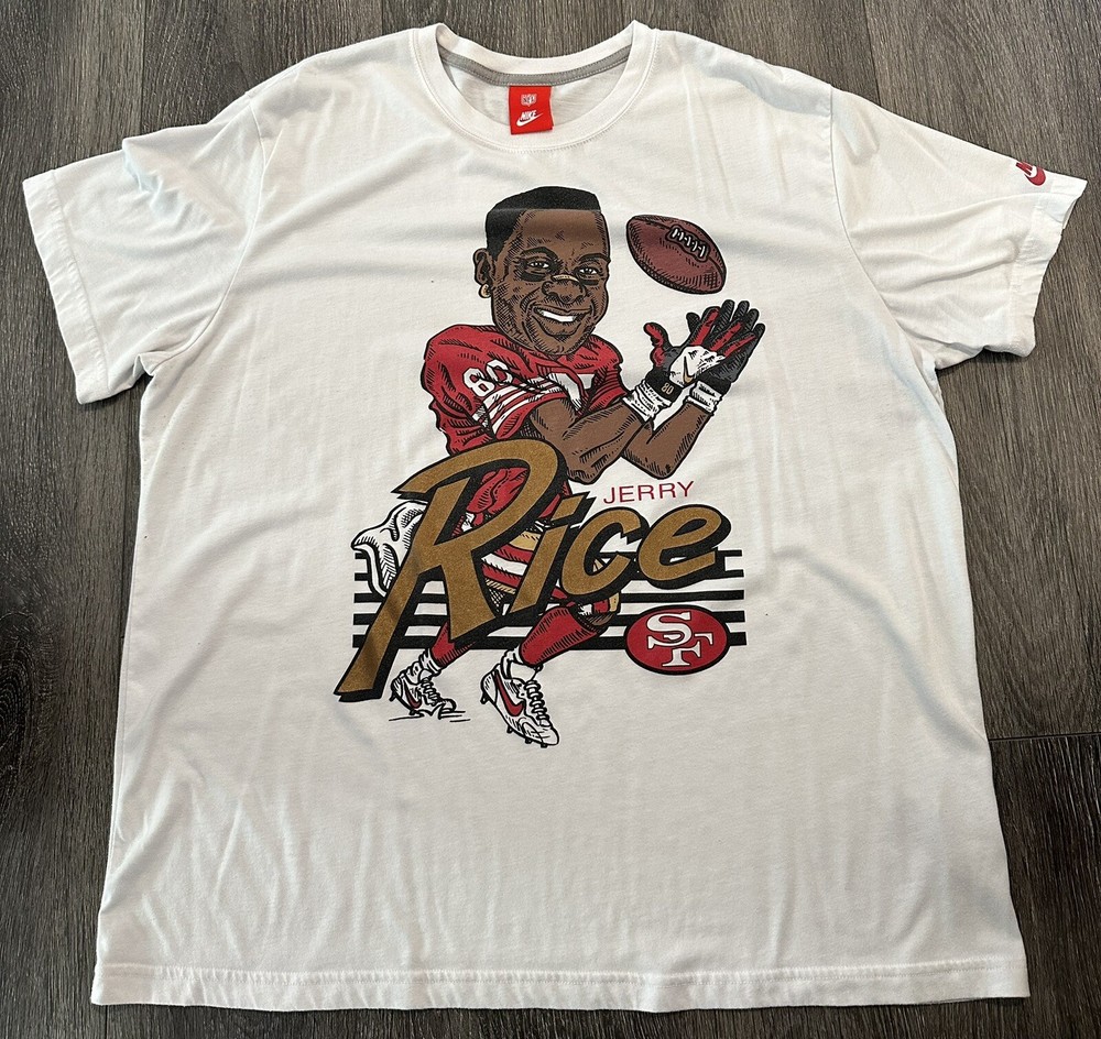 Nike San Francisco 49ers Jerry Rice White T-Shirt XXL