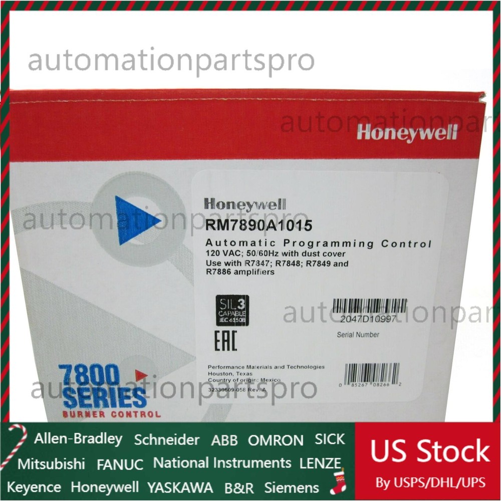 NEW Honeywell RM7890A1015 On/Off Primary Control Burner Control