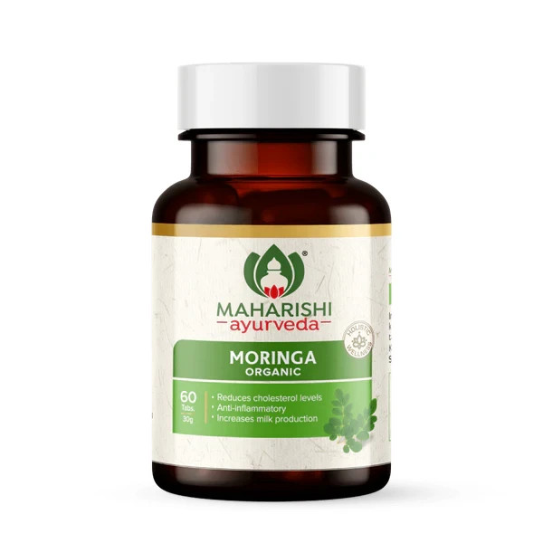 Maharishi Ayurveda Organic Moringa 60 Tablets for Immunity Energy & Vitality Boost