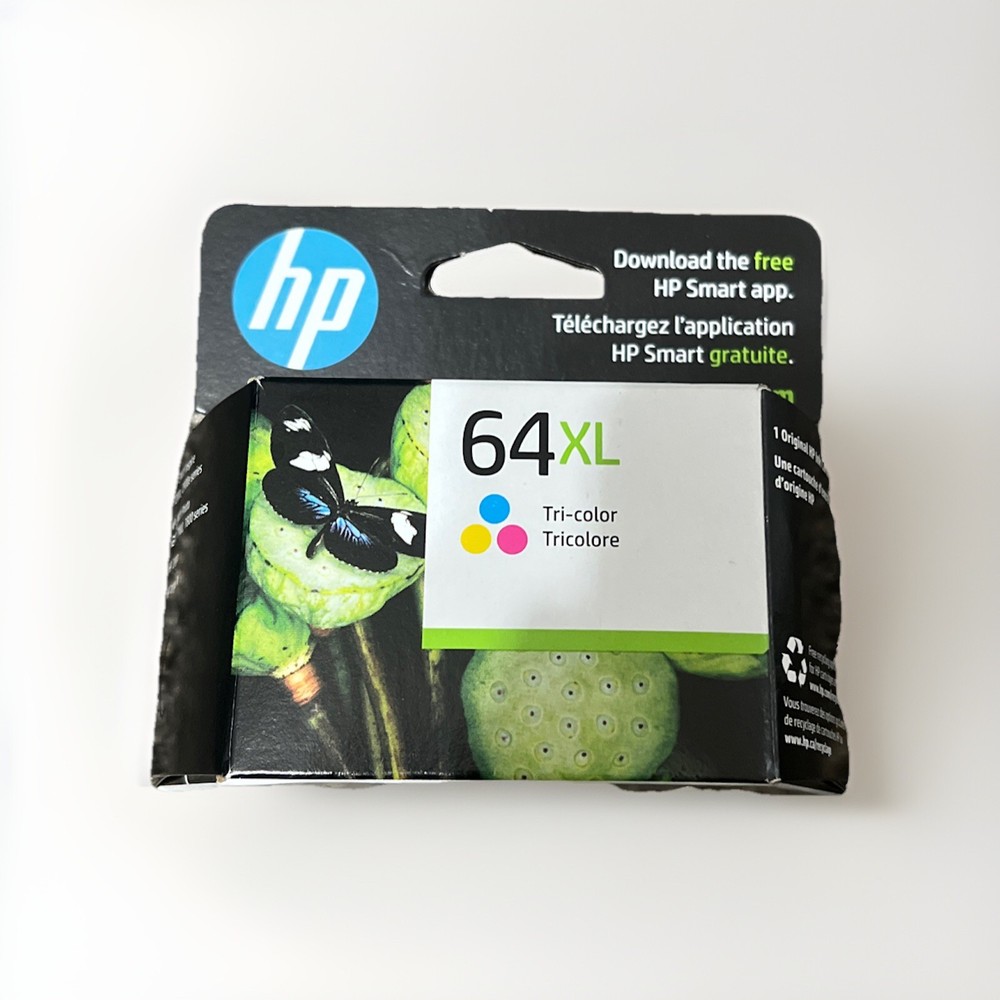HP 64XL High Yield Original Ink Cartridge - 415 Pages - Expires 08/2026
