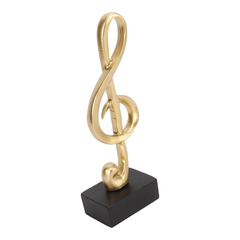 Music Note Sculpture Music Note Shape Elegant Simple Resin Music Note Table
