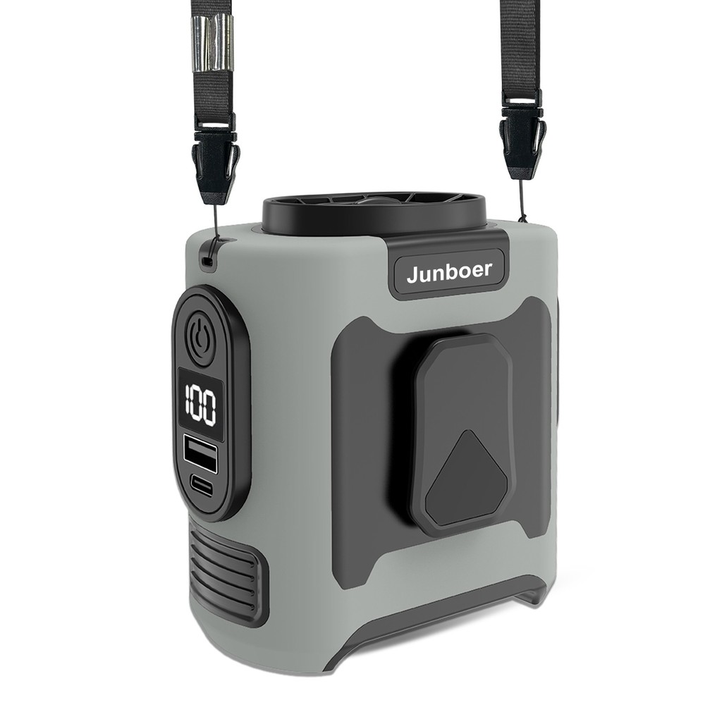 Hands-Free Wearable Cooling Appliances - USB Rechargeable Clip On Waist Fan