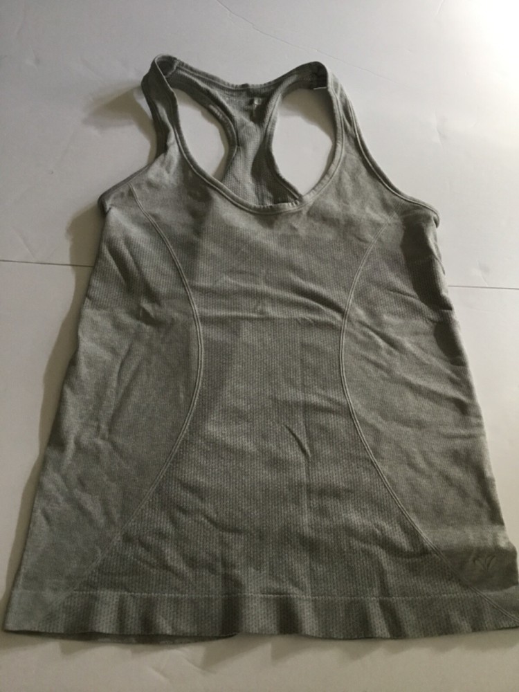 Racerback jersey. Gray. S. Forever21