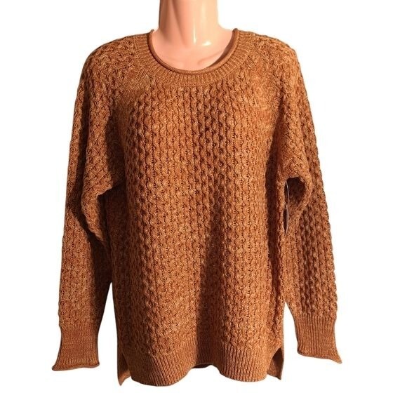 Time Tru Womens Brown Sweater Size Medium Cozy Casual Comfort  