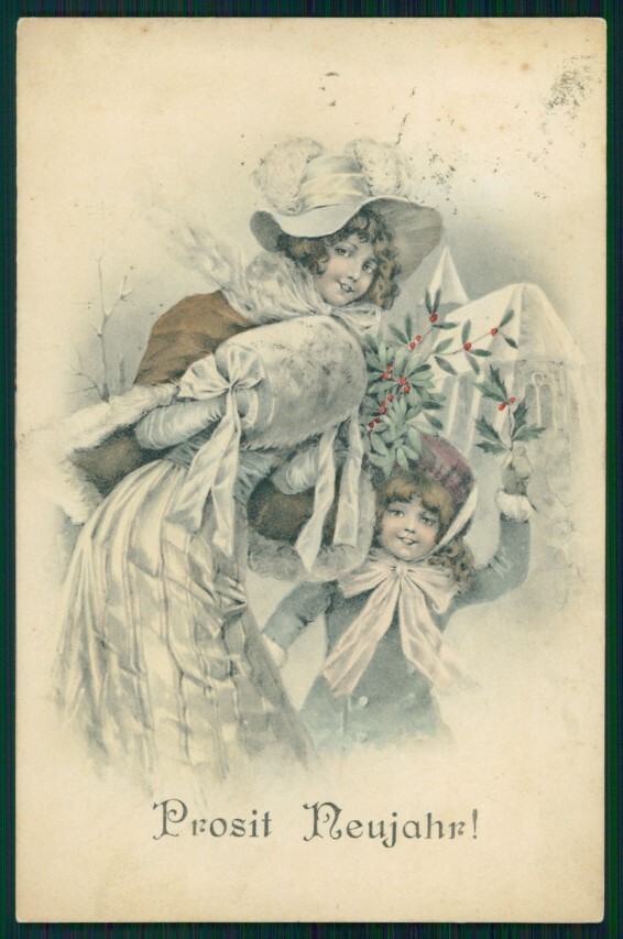 Viennoise Glamour Fashion Lady serie 1822 postcard TC3870