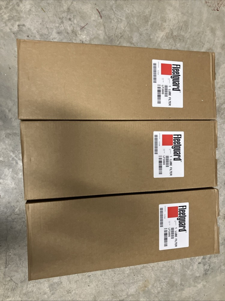 6-pack FleetGuard LF3000 Heavy-Duty Oil Filters for Trucks & Diesel Engines