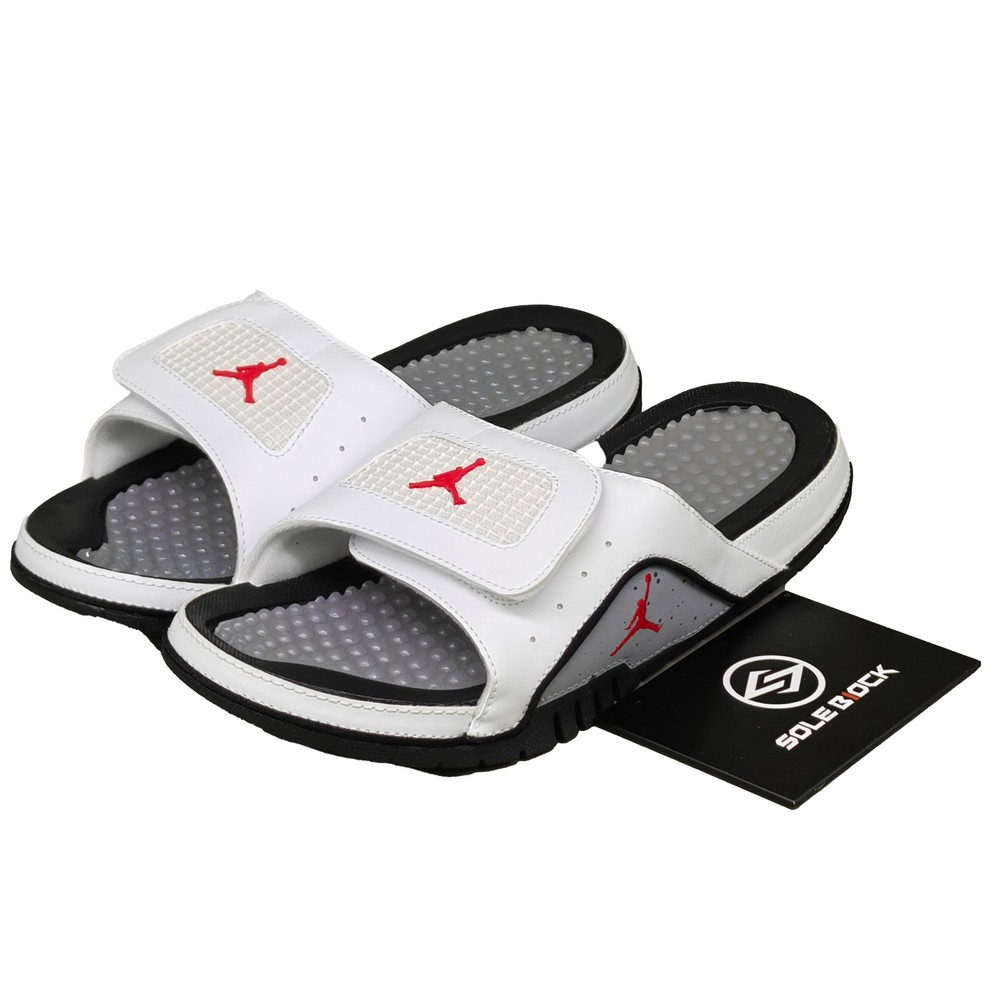 Nike Air Jordan Hydro 4 Retro Slide White Cement 532225-116