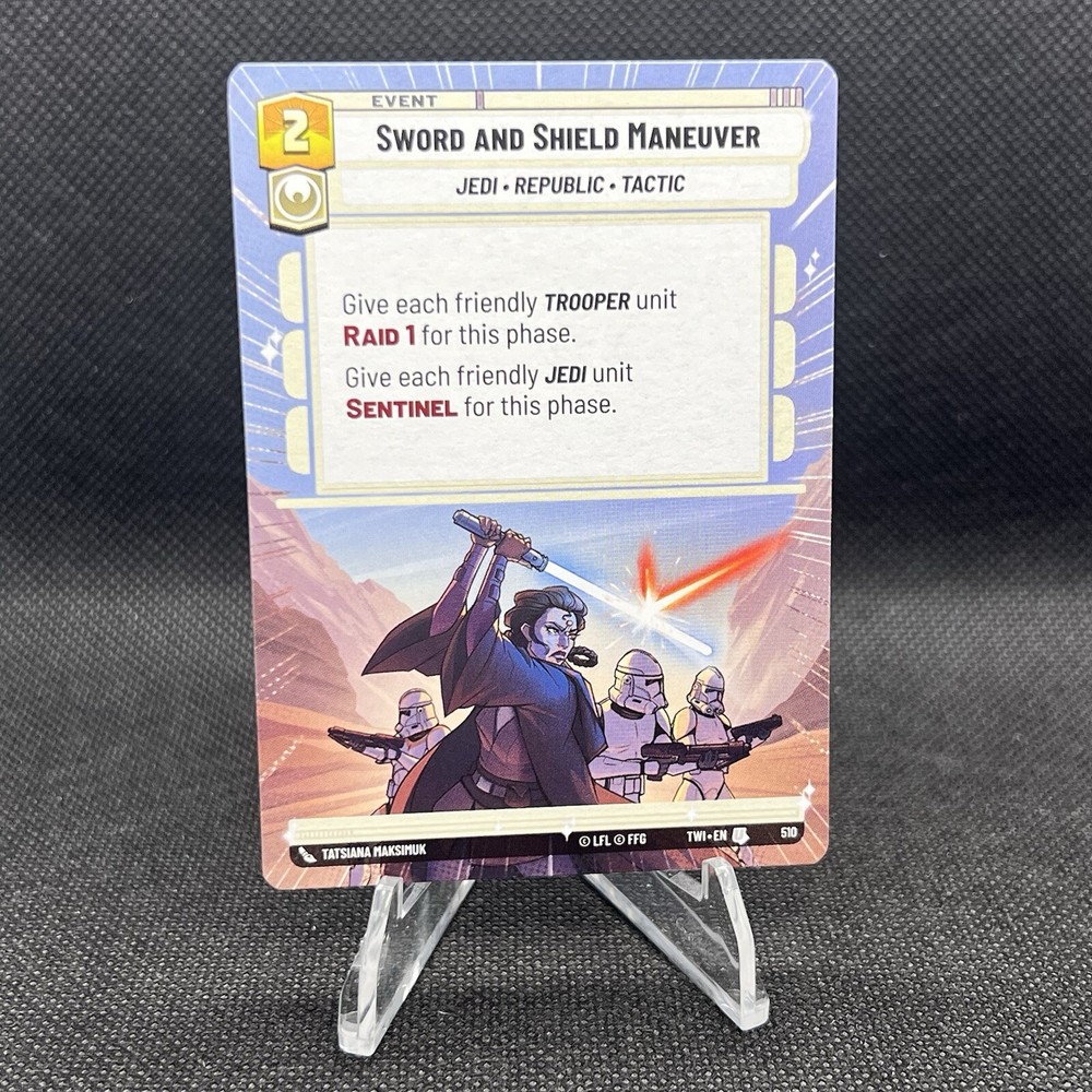 Hyperspace Star Wars Unlimited - Sword and Shield Maneuver - #510