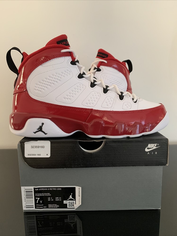 Size 7Y - Nike Air Jordan 9 Retro Gym Red 2019