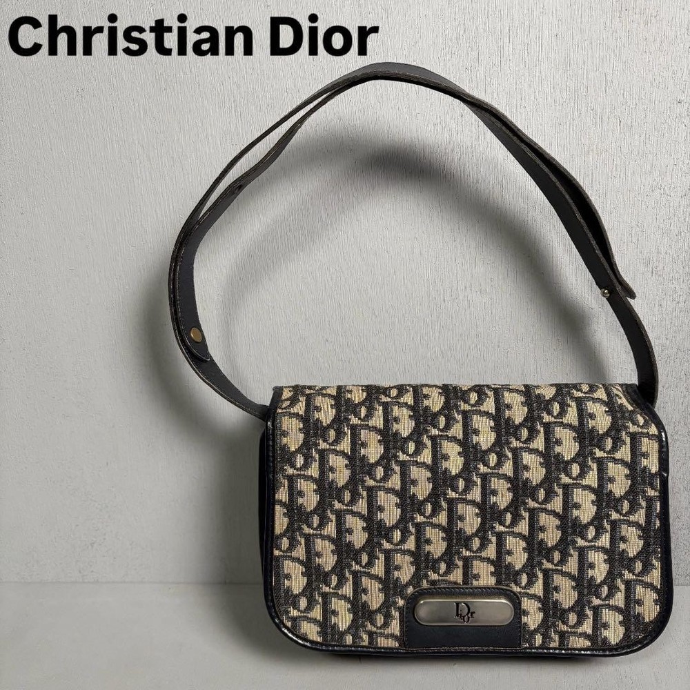 Christian Dior Trotter Semi-Shoulder Handbag Women's Bag New