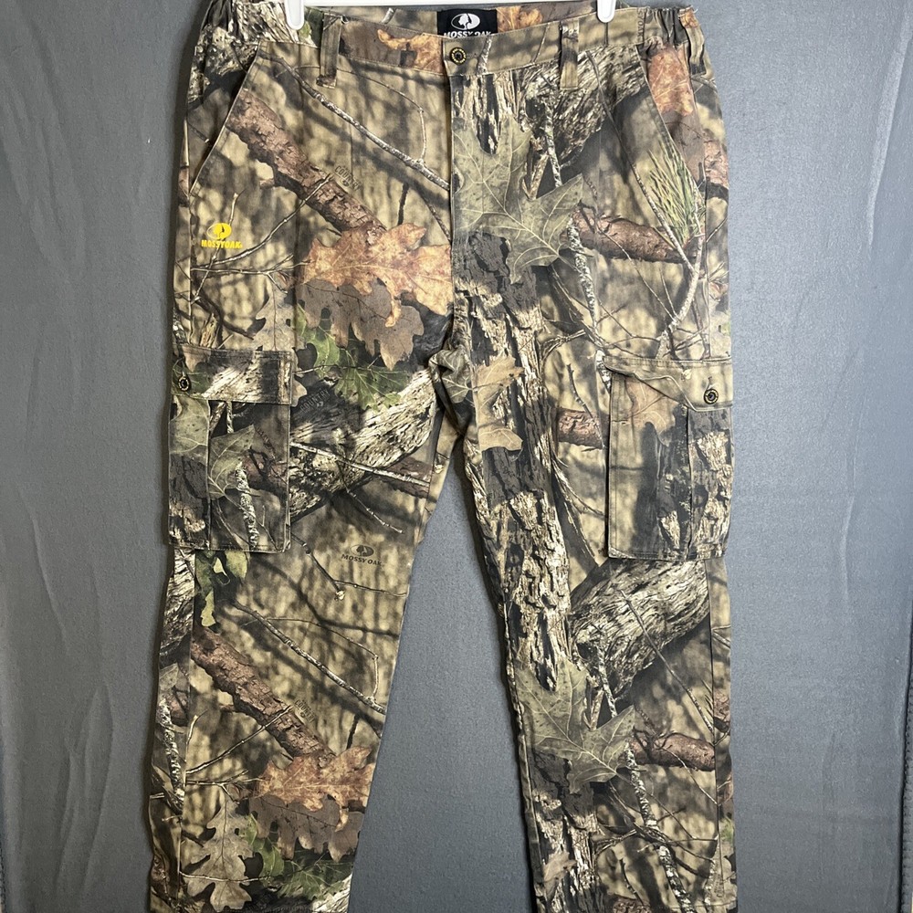 Mossy Oak Cargo Pants Mens XL 42x32 Break Up Country Camo Outdoor Hunting