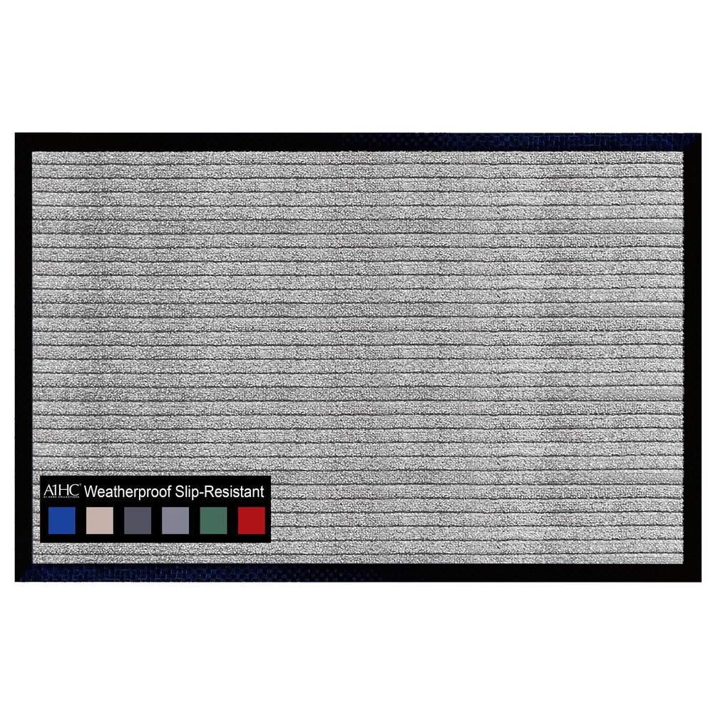 A1HC Indoor Outdoor Welcome Mat for Front and Back Entrances, Large Durable Design