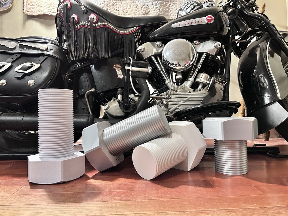 JUMBO Screw Bolt Container for Bikers Mechanics Fathers Day Birthday Gift-image