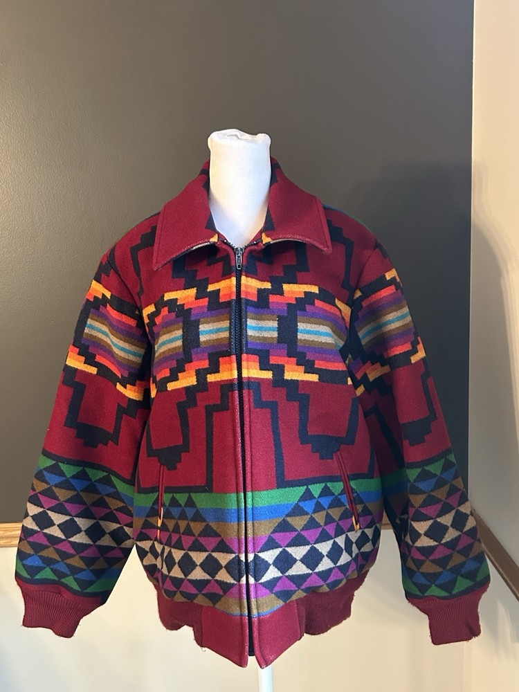 Vintage Country Sophisticates Pendleton Southwestern Jacket Wool  Women’s Large