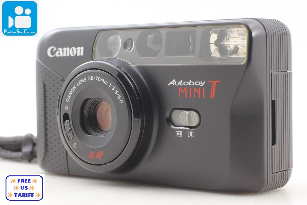 [Top MINT] Canon Autoboy Mini T Black Point & Shoot 35mm Film Camera From JAPAN