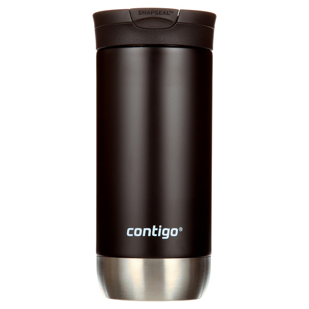 Huron 2.0 Stainless Steel 16oz Travel Mug with SNAPSEAL Lid in Licorice