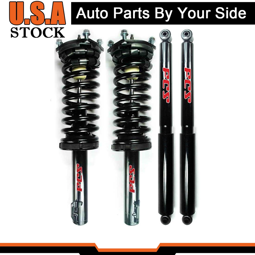 Front Strut & Rear Shock For 2005-2009 jeep Grand Cherokee 4X4 Lifetime Warranty