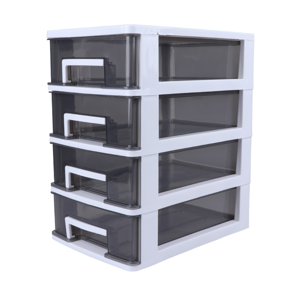Drawer Storage Box Containers with Lids Multi Cabinet Office Desk Organizer