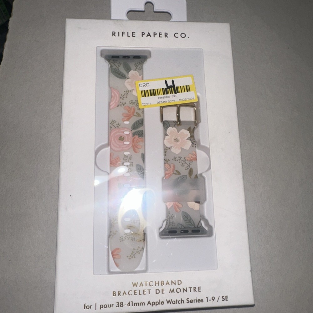 Rifle Paper Co Apple WATCHBAND For 38- 41mm Wildflowers NEW 🌸🌱🌸