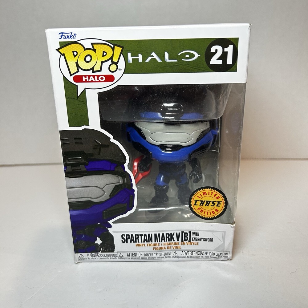 Funko Pop! Halo Spartan Mark V (B) With Energy Sword #21 Chase Vinyl Figure