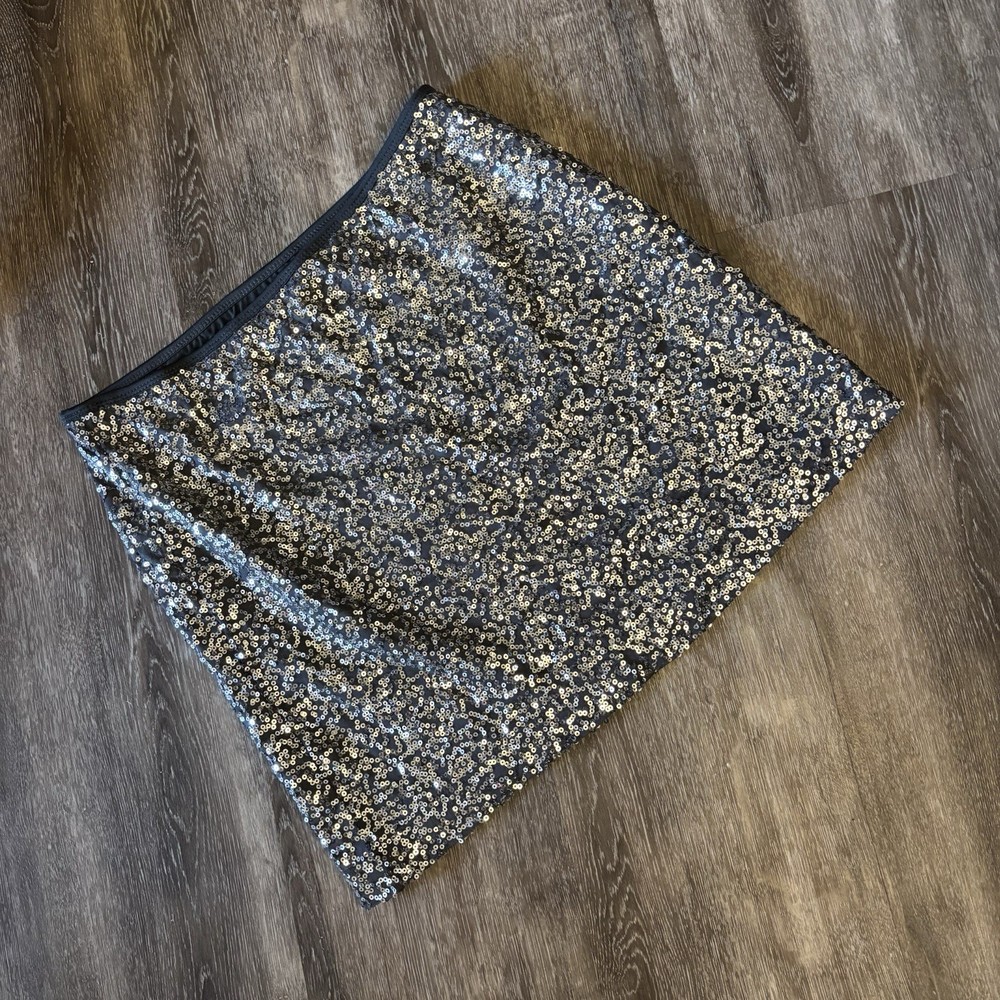 Y2k Wet Seal Sequin Mini Skirt Size Medium