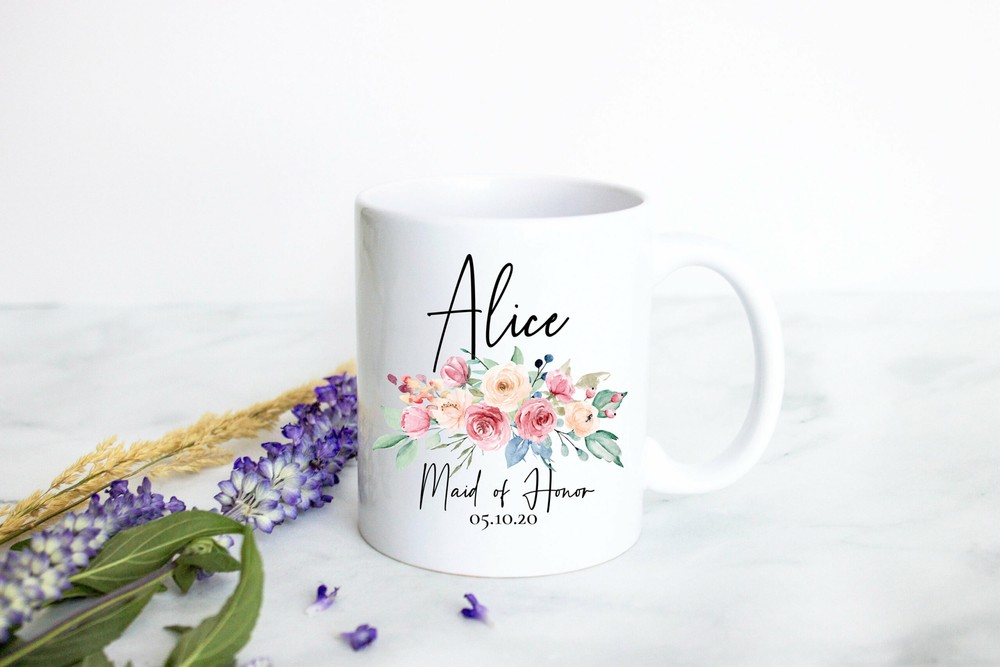 Bridesmaid Proposal Bridesmaid Mug Custom Personalized Mug Bridesmaid Gift
