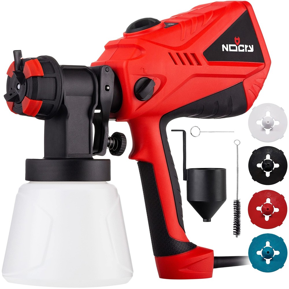 NOCRY Electric Paint Sprayer - Black/Red