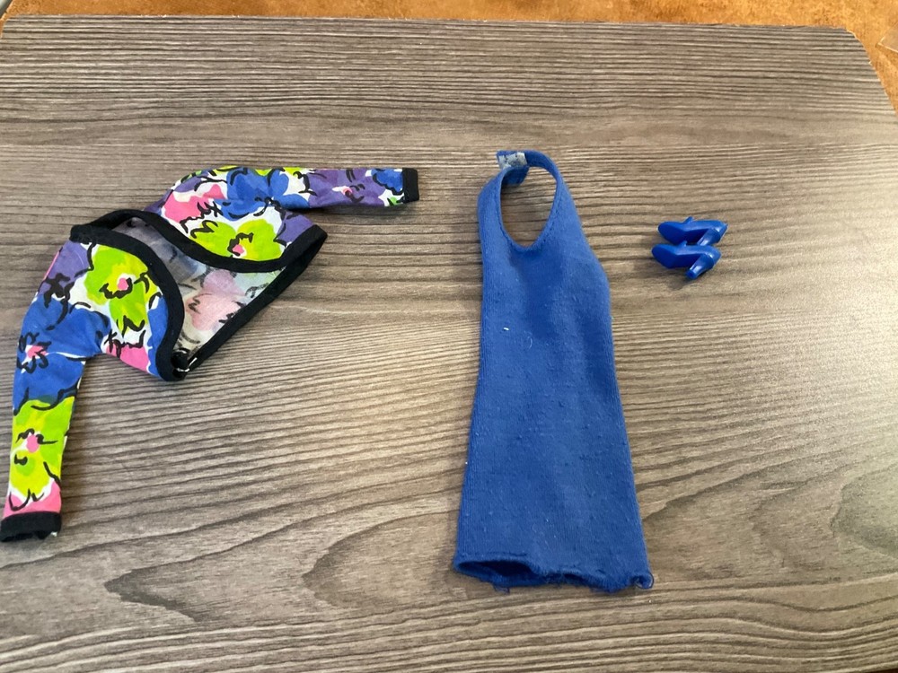 Mattel  Barbie Doll Clothes  Multicolor Coat  Jacket Dress Shoes Outfit Lot