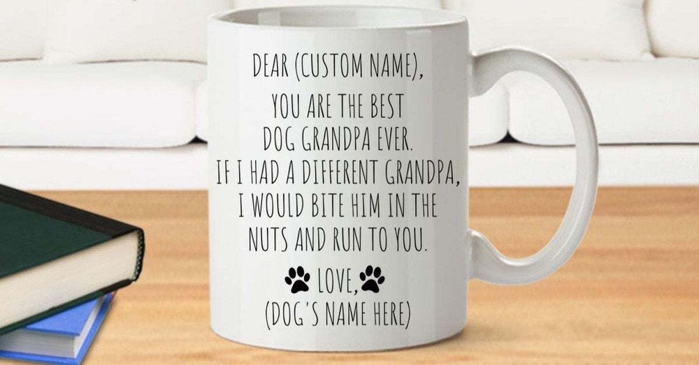 Dog Grandpa Gift Dog Grandpa Mug Grandpa Dog Dog Grandpa Coffee Mug Dog Grandpa