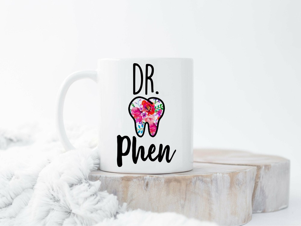 Personalized Dentist Mug Dentist Name Mugs Graduation Gift New Dental Graduate