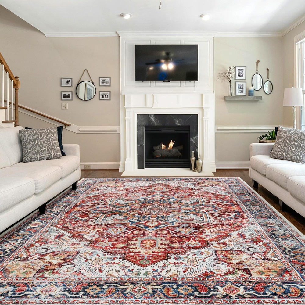 8x10 Area Rugs for Living Room, Soft Washable Large Rugs for Bedroom Kitchen,...