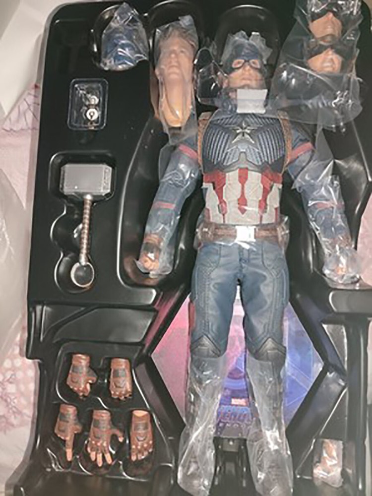 CLEARANCE SALE! 1/6 HOT TOYS MMS536 AVENGERS: ENDGAME CAPTAIN AMERICA FIGURE-image