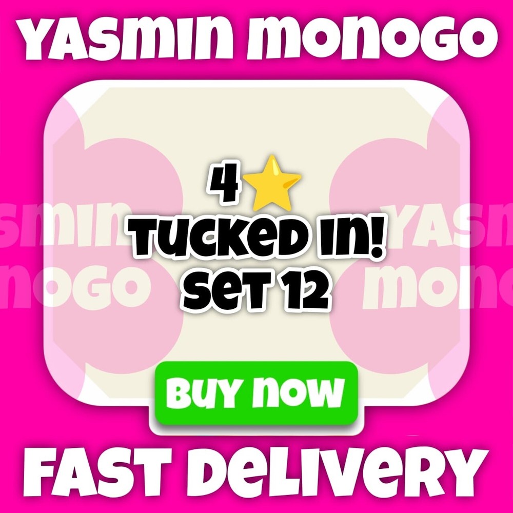 4s Tucked In - MonoGo Sticker - Fast Delivery