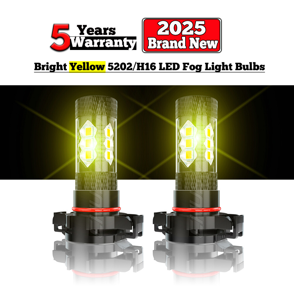 2504 Gold Yellow LED Fog Light for 2013-2014 Subaru XV Crosstrek