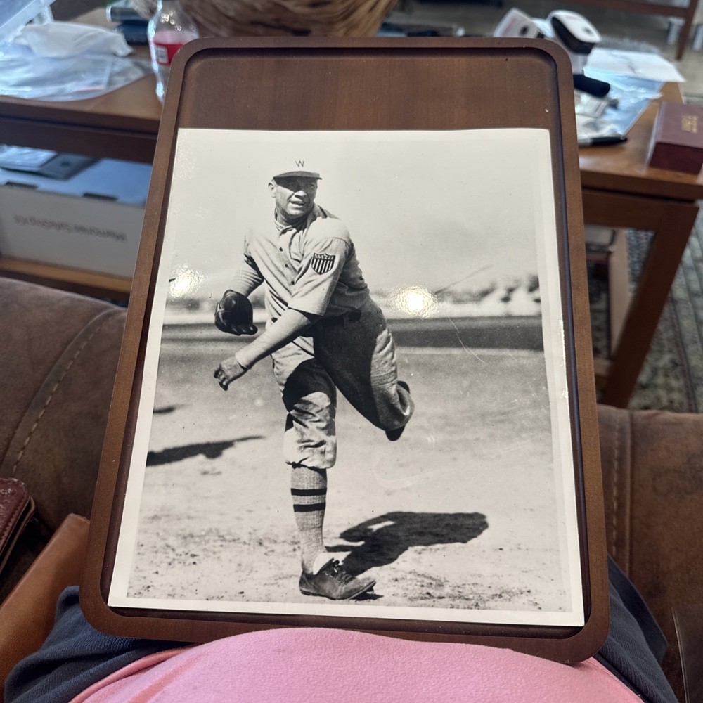 TRIS SPEAKER 1927 WIRE PHOTO RARE Washington Senators HOF