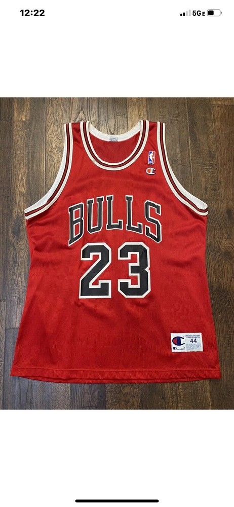 Camiseta vintage Michael Jordan - Champion Chicago Bulls #23 talla: 44