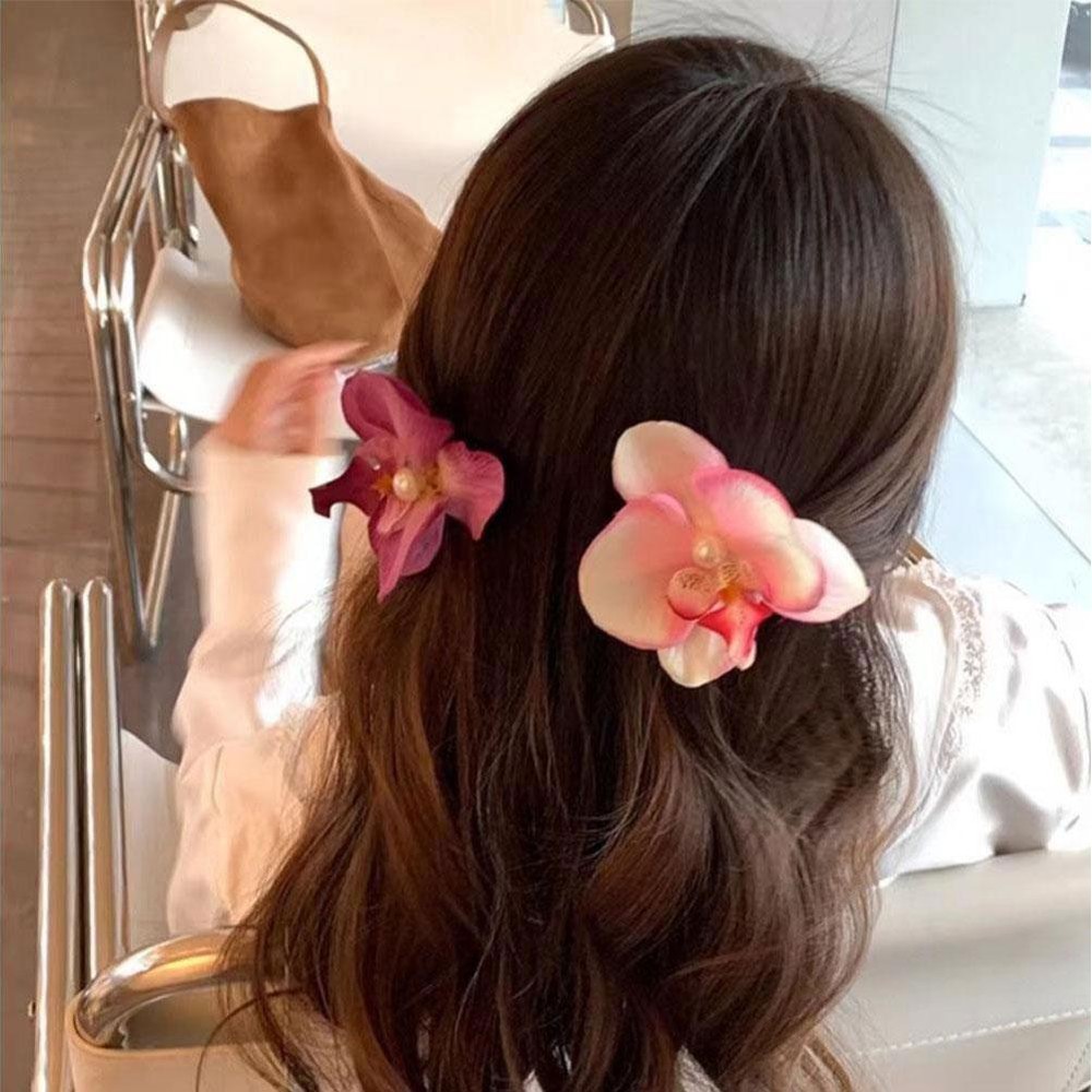 Sweet Phalaenopsis Flower Hairpin Girl Hair Clip Sweet Flower Hair Women✨, U1S1