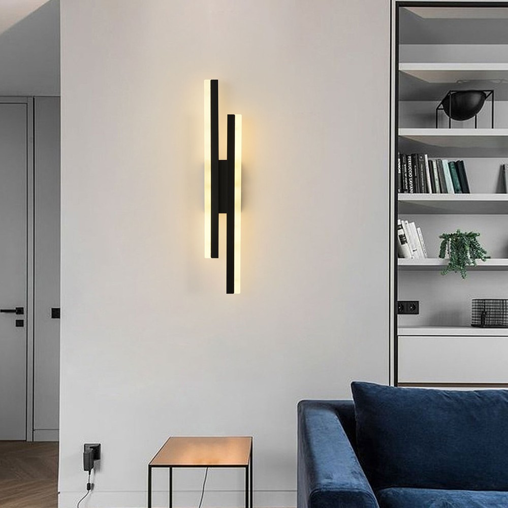 Dimmable LED Wall Sconce Light Fixture Modern Bedside Lamp Lighting  