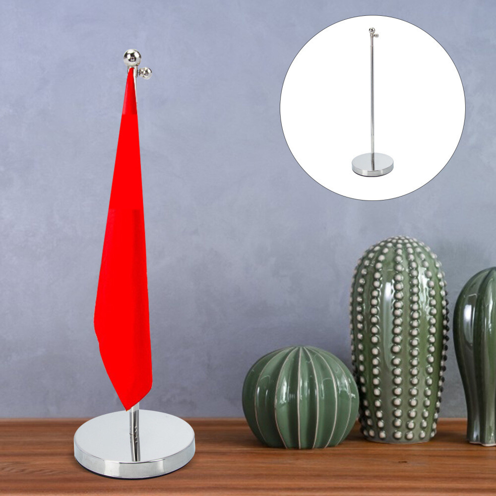 Telescopic Flag Stand Pole Base Flagpole Small Holder Strong