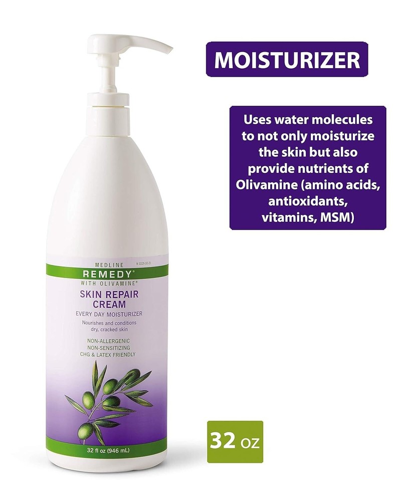 Medline Remedy Phytoplex Skin Repair Cream 32 fl oz Intensive Therapy
