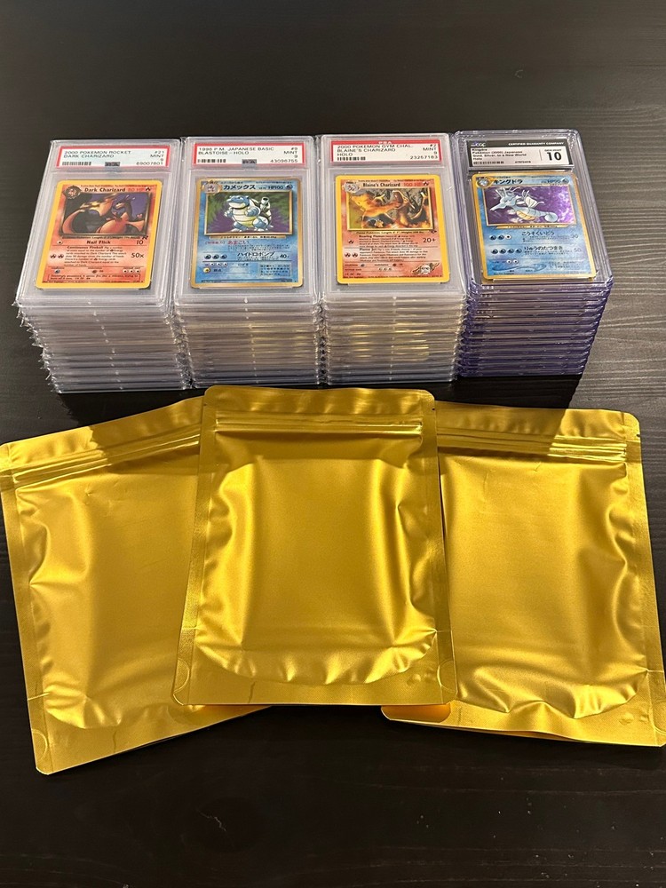 Vintage PSA BGS CGC Graded Pokemon Card Pack - 2006 or Older Mint Gem