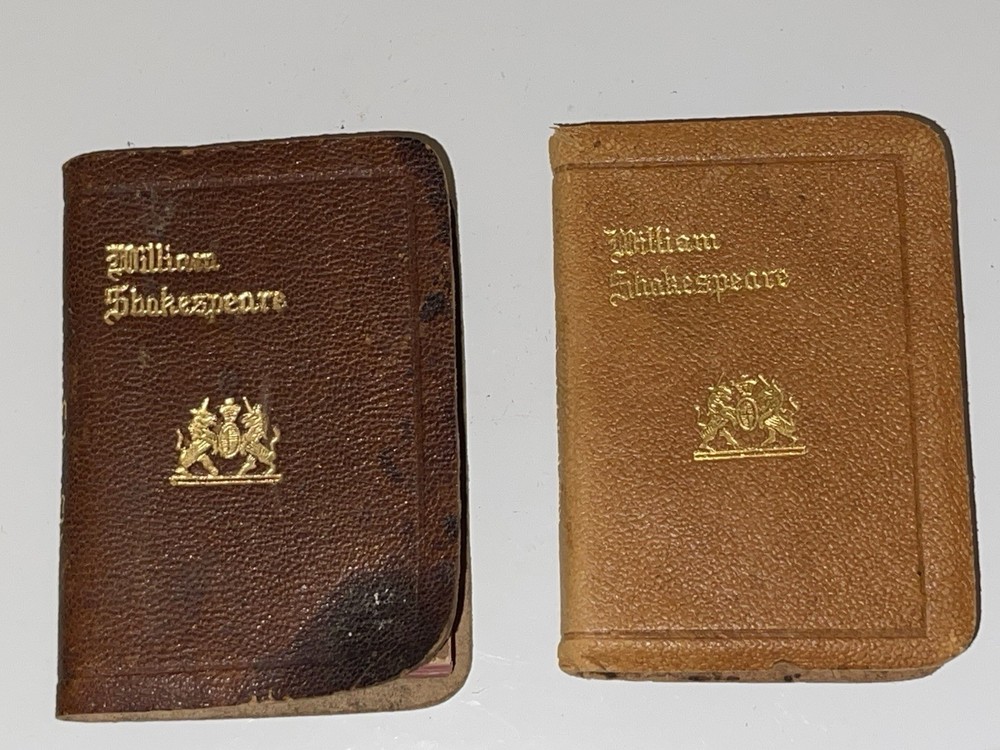 1920s Antique William Shakespeare Mini Book Set - King Henry VI Part I - 2 Volumes