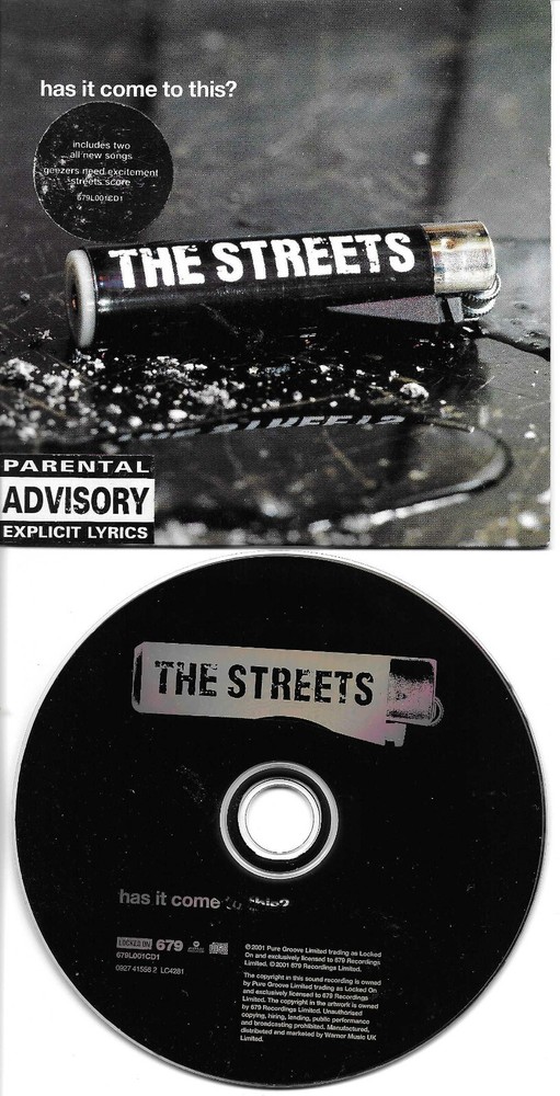 THE STREETS Has it come UNRELEASED & INSTRUMENTAL Sleeve CD single USA Seller