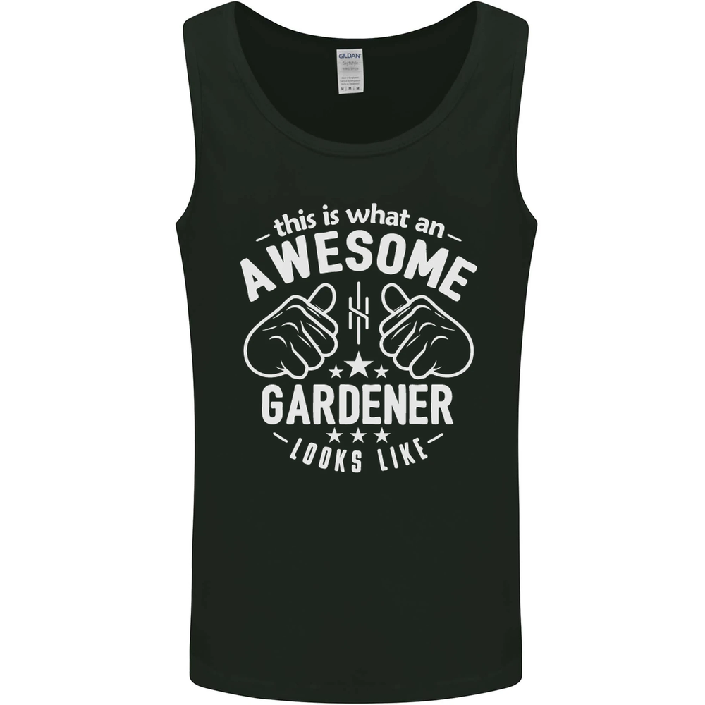 This Is What an Awesome Gardener Looks Like Mens Vest Tank Top