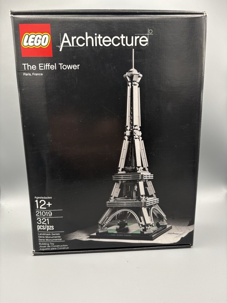 Lego Architecture 21019 The Eiffel Tower Complete With Box & Instructions